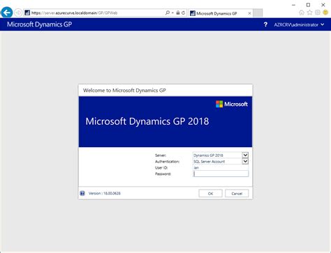 Hands On With Microsoft Dynamics Gp 2018 R2 Verify Web Client Azurecurve