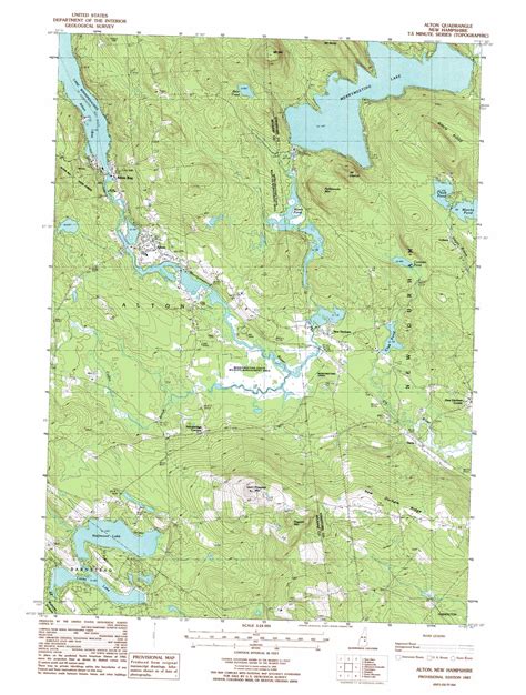 Alton Topographic Map Nh Usgs Topo Quad 43071d2