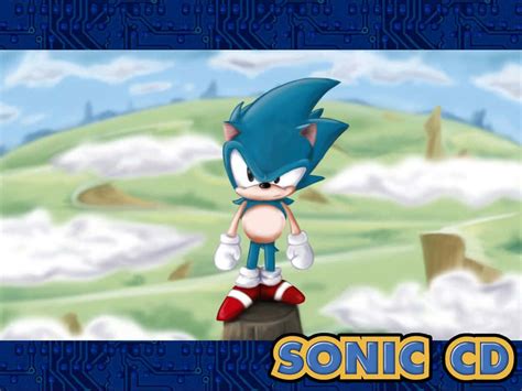 Download Caption Classic Sonic Cd Adventure Wallpaper