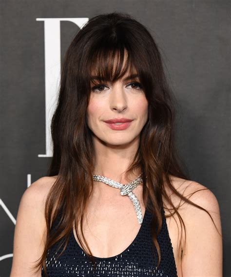 How To Rock A Fringe Like Anne Hathaway British Vogue