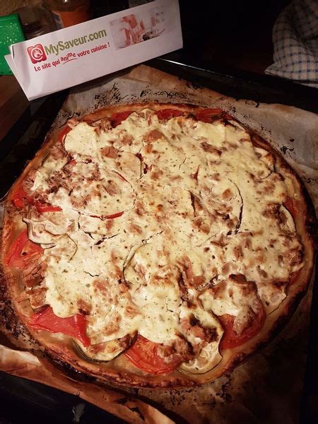 Tarte thon tomate courgette