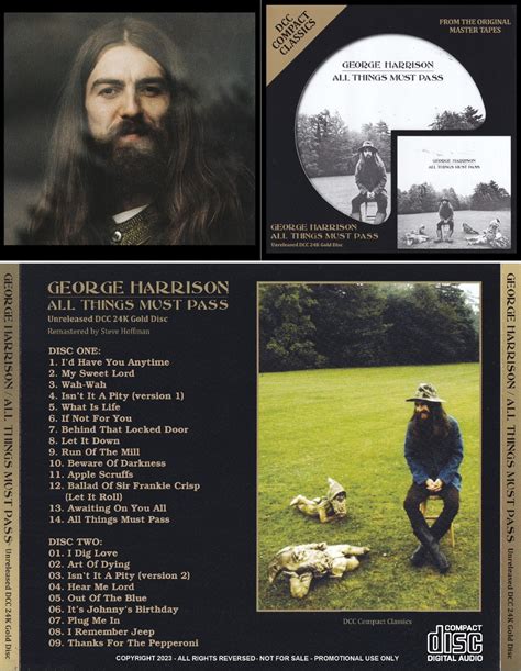 George Harrison 2 Cd All Things Must Pass Dcc