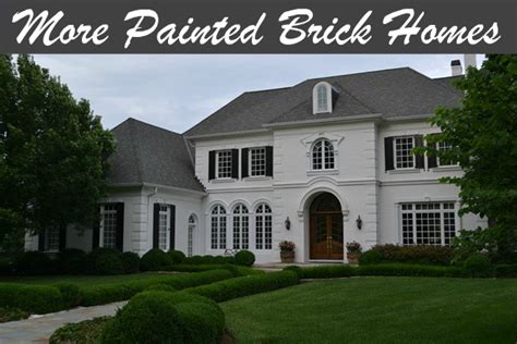 Today we're looking at the pros and cons of painted brick homes and a few timeless exterior color inspirations that we love. Painted Brick Homes - Beneath My Heart