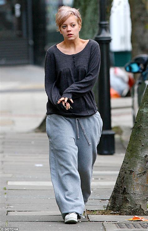 Lily Allen Makes A Great Blonde Shame About The Tatty Old Skirt