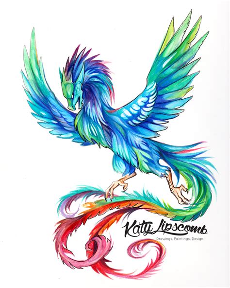 Dragon Phoenix Day 46 8x10 Print Â· Katy Lipscomb Â· Online Store
