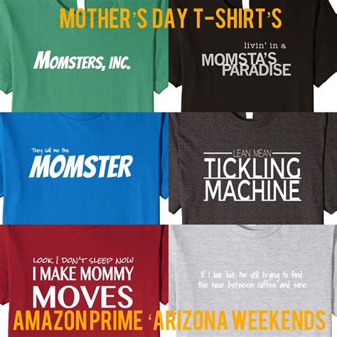 Find the best mother's day gift ideas! Mother's Day Gift from Amazon Prime. These shirts are way ...