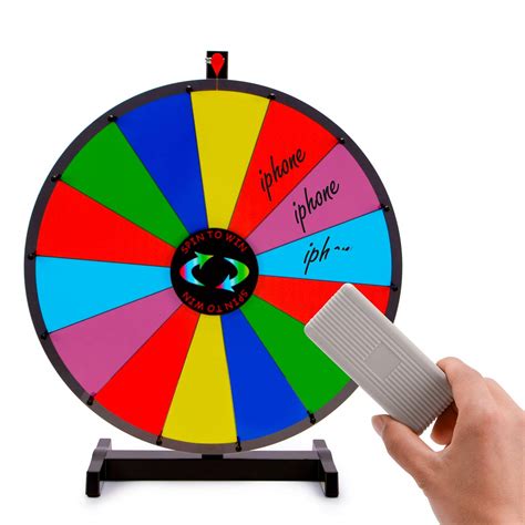 Buy 24 Inch Heavy Duty Spinning Prize Wheel 14 Slots Color Op