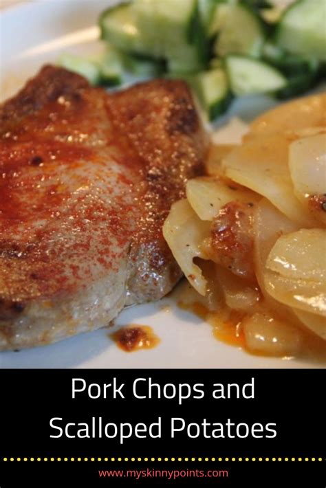 Cover and bake at 350° for 1 hour; Pork Chops and Scalloped Potatoes