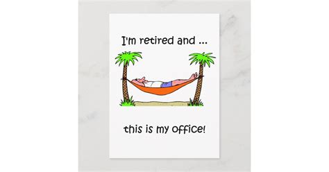 Funny Retirement Humor Postcard Zazzle