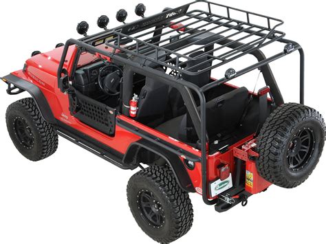 Body Armor Tj 6124 Roof Rack Base Kit For 04 06 Jeep® Wrangler Tj