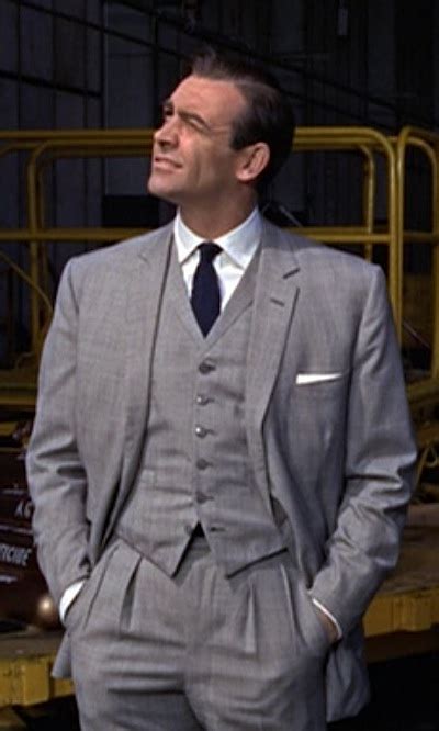 James Bonds Iconic Glen Plaid Goldfinger Suit Bamf Style