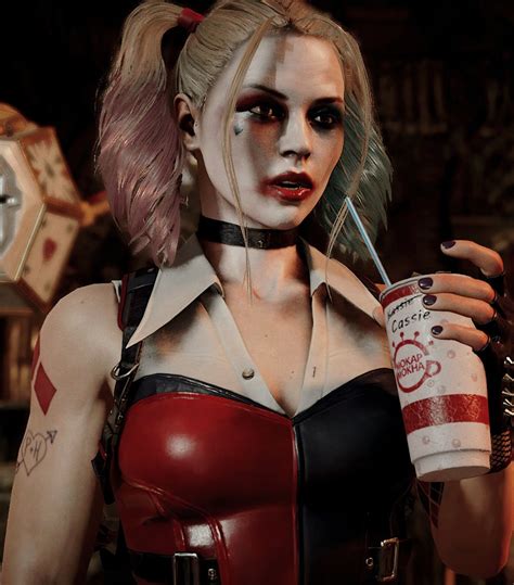 Best Of Video Games On Twitter Mortal Kombat 11 — Cassie Cage Harley Quinn Skin
