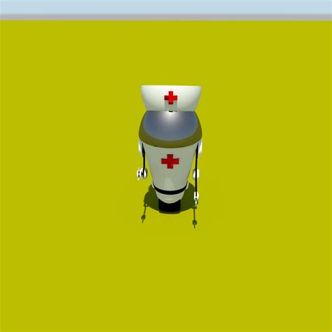 Robot Nurse 3d Model Turbosquid 1289355