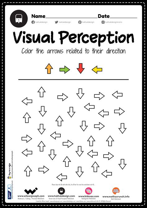 Visual Perception Skills Activity Worksheets Free PDFs