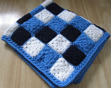 Crochet Therapy Colour Block Blanket