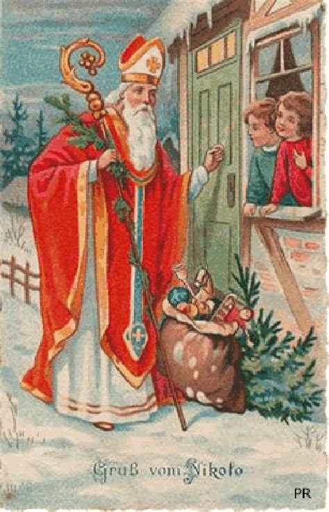Old Christmas Vintage Christmas Cards Father Christmas Christmas