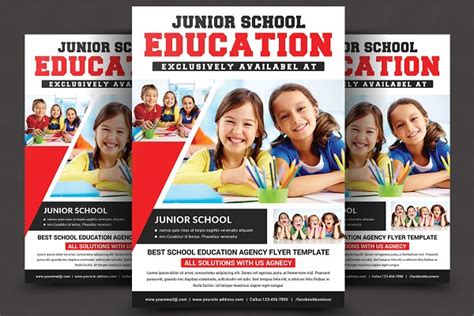 School Education Flyer Templates ~ Flyer Templates ~ Creative Market