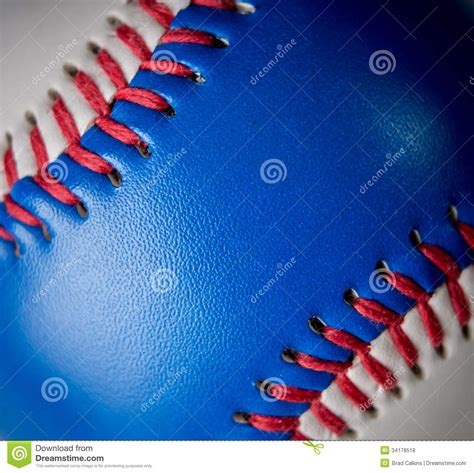 Red White And Blue Baseball Stock Photo - Image of white, american
