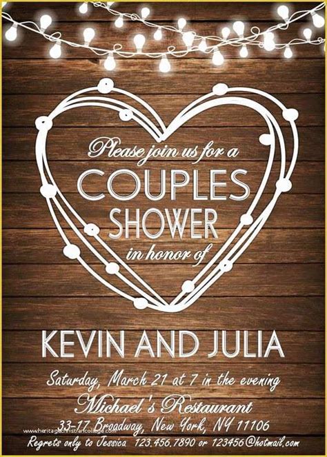 couples wedding shower invitations templates free of how to host the best couple s bridal shower