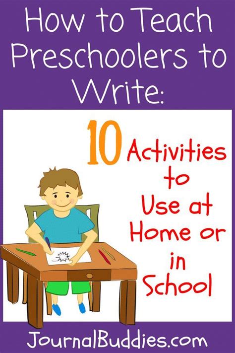 How To Teach Preschoolers To Write Parents And Writers