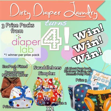 4 Years Of Ddl Diaper Lab Giveaway Featuring 3 Prize Packs Including