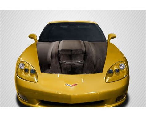 2005 2013 Chevrolet Corvette C6 Carbon Creations Zr1 V2 Hood 1 Piece