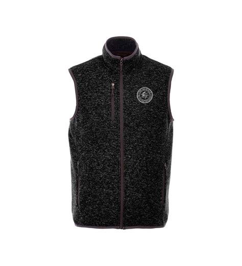 Black Heather Knit Vest Wcno Seal The Choctaw Store