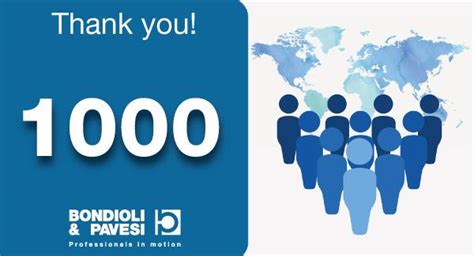 Thanks To Our First 1000 Followers Bondioli And Pavesi