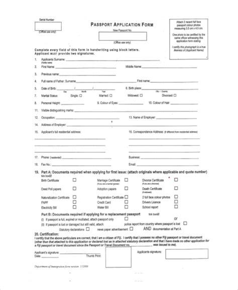 Free 10 Sample Application Forms In Ms Word Pdf