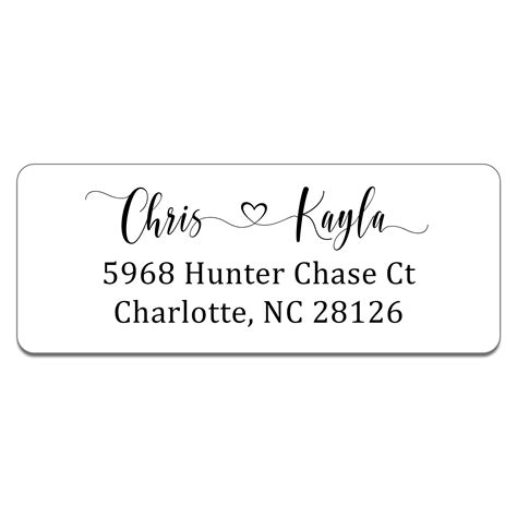 Promotional Goods Elegant Return Address Labels Personalized Address