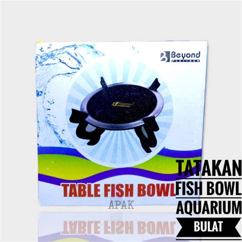 Jual Tatakan Aquarium Table Fish Bowl Dudukan Meja Plastik Bulat Murah