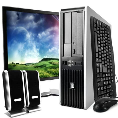 Hp Compaq Dc5800 Desktop Intel Core 2 Duo 24ghz 4gb Ram 500gb Hdd Dvd