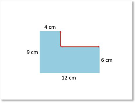 Perimeter Of Compound Shapes Composite Rectangles Maths With Mum