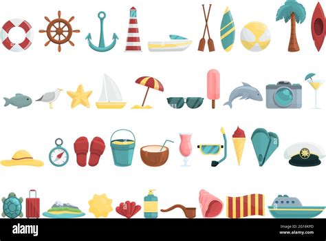 Seaside Icon Cartoon Of Seaside Vector Icon For Web Design Isolated On