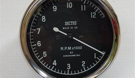 smith 80mm tachometer gauges