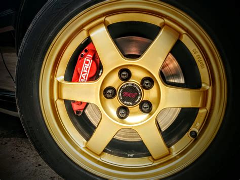 My Imported Rays Te37 Sti Limited Wheels Specifically Produced For The