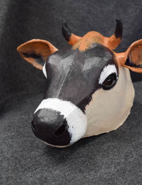 Mehrdeutigkeit Unabh Ngig Spannung Diy Cow Mask Beraten Helfen Pflegeeltern