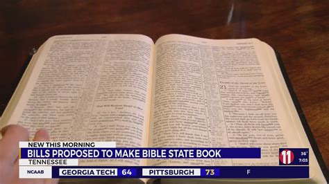 Push To Make The Holy Bible Tennessees Official State Book Youtube