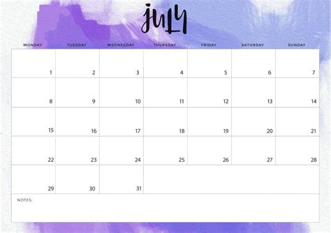 July 2019 Desk Calendar July July2019 Julycalendar2019 Monthly Desk