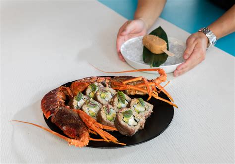 Recipe Chase Kojimas Gold Flecked Lobster Sushi Roll