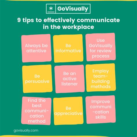 9 Tips To Win Over Your Workplace With Effective Communication Govisually