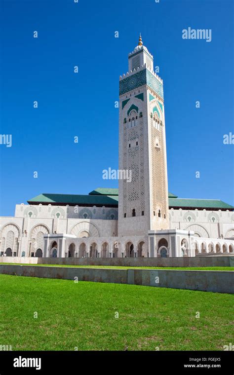 Hassan Ii Mosque Casablanca Morocco Stock Photo Alamy