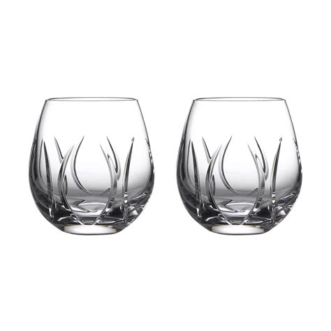 Waterford Crystal Tonn Set Of 2 Stemless Wine Glasses Ross Simons