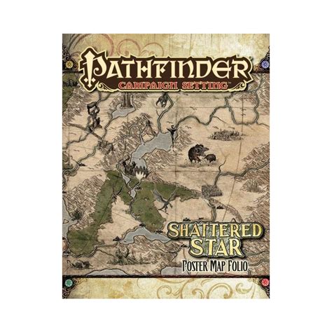Pathfinder Campaign Setting Shattered Star Poster Map Folio Tellur