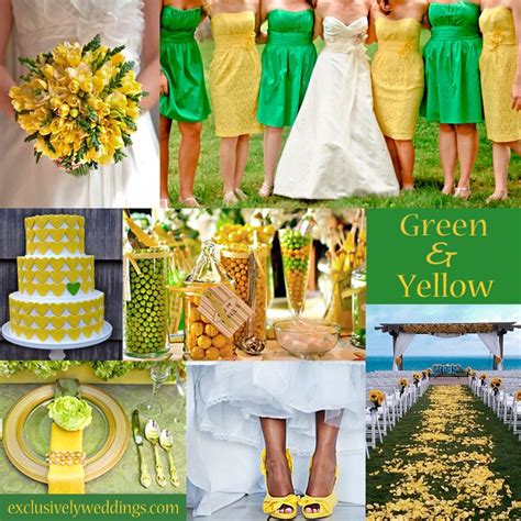 Yellow Wedding Color Combination Options Yellow Wedding Colors