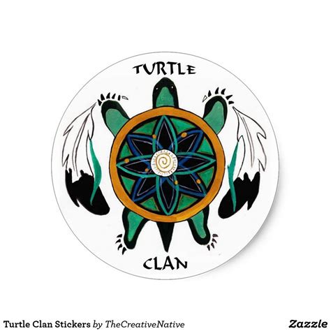 Turtle Clan Stickers Native American Totem Native American Symbols