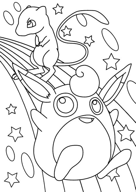 Kolorowanka Pokemon Wigglytuff malowanka do wydruku nr 65