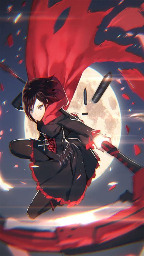 1920x1080px 1080p Free Download Ruby Rose Anime Anime Girl Rwby Red Like Roses Hd Phone