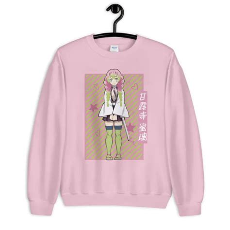 Demon Slayer Sweatshirt Mitsuri Kanroji Kimetsu No Yaiba Hoodie Anime