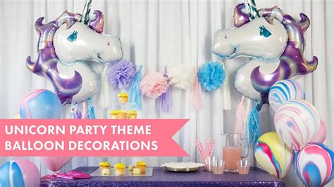 Diy Unicorn Party Decorations 🦄 Youtube